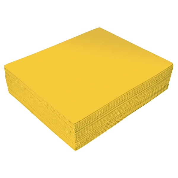 Better Office Products EVA Foam Sheets, 9 x 12 Inch, 2mm Thick, Yellow Color, for Arts and Crafts, 30 Bulk Sheets, 30PK 01220 - main